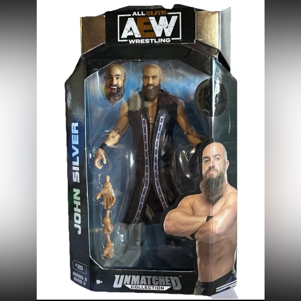 AEW Unmatched John Silver 6" Action Figure Wrestling NEW Jazzware